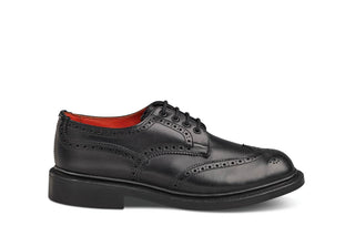 Anne Brogue Country Shoe - Black