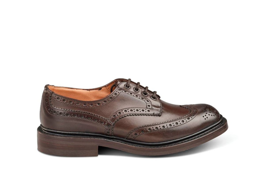 BOURTON COUNTRY SHOE - ESPRESSO BURNISHED – R E Tricker Ltd