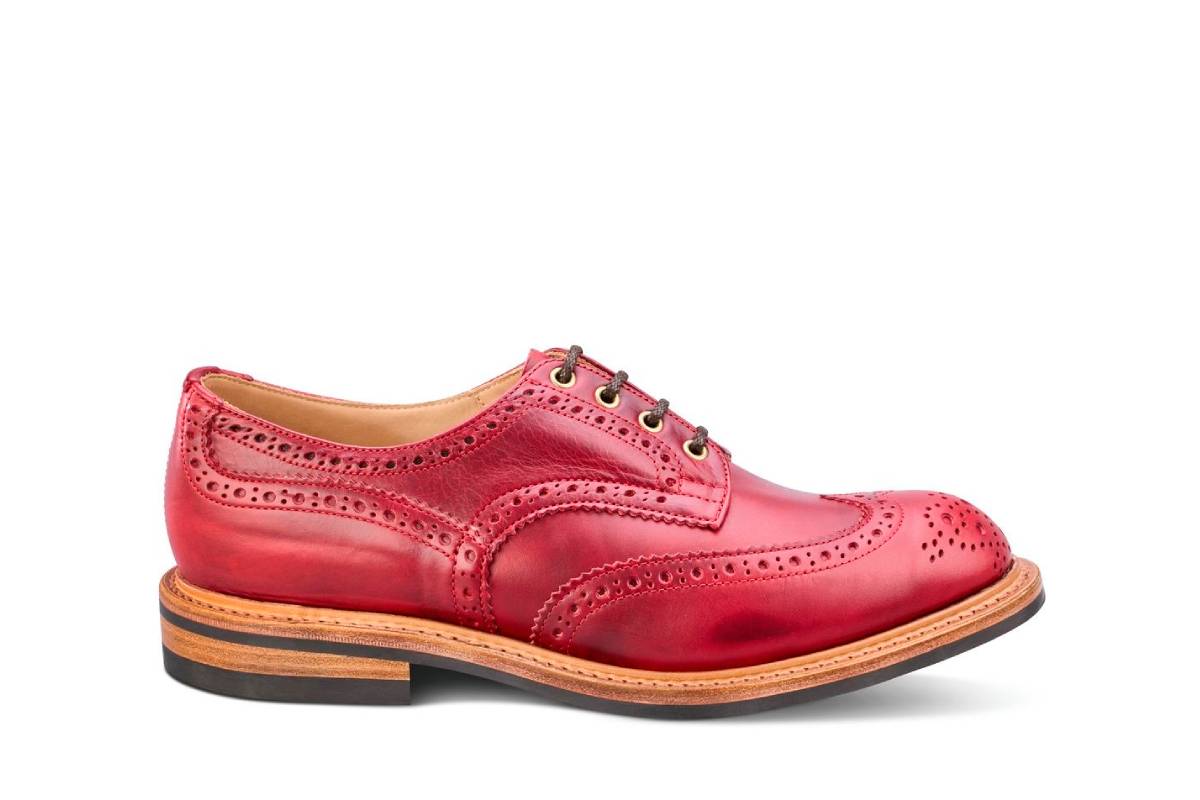 Bourton Country Shoe - Lollipop Red – R E Tricker Ltd