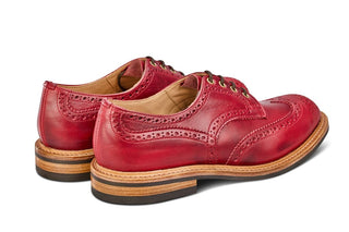 Bourton Country Shoe - Lollipop Red - R E Tricker Ltd