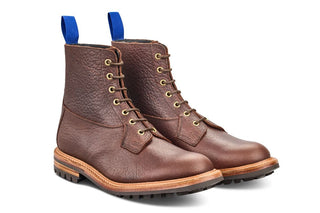 Burford Country Boot - Brown Buffalo - R E Tricker Ltd