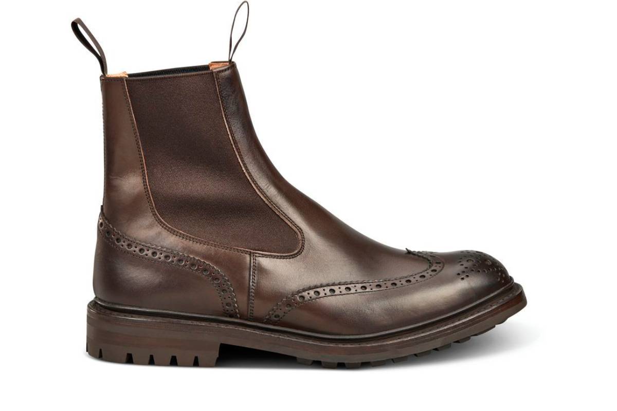 Tricker's henry 2025 brogue chelsea boots