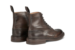 STOW COUNTRY BOOT - ESPRESSO BURNISHED - R E Tricker Ltd