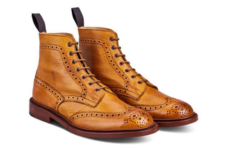 Stow Country Boot - Lightweight - Acorn Muflone - R E Tricker Ltd