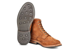 Stow Country Boot - Whisky Hydro Nubuck - R E Tricker Ltd