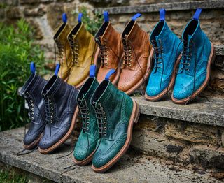 New ConsTruct Release: Stow Pull-Up Full-Grain Leather Country Boot - R E Tricker Ltd