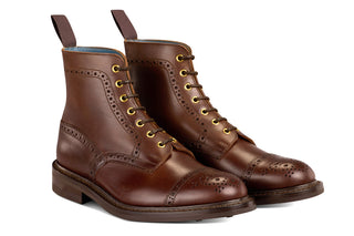 7046 - Men's Derby ToeCap Brogue Boot - Naster MC