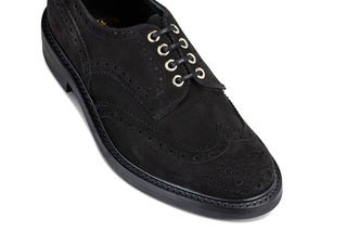 Bourton Country Shoe - Black Hydro Nubuck