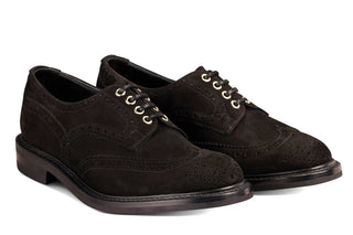 Bourton Country Shoe - Black Hydro Nubuck