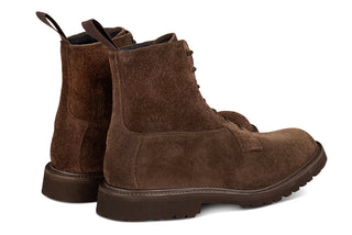 Burford Country Boot - Charcoal Coarse Suede