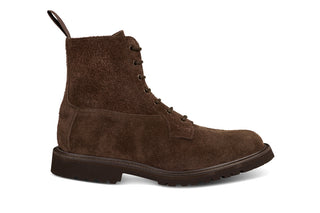 Burford Country Boot - Charcoal Coarse Suede