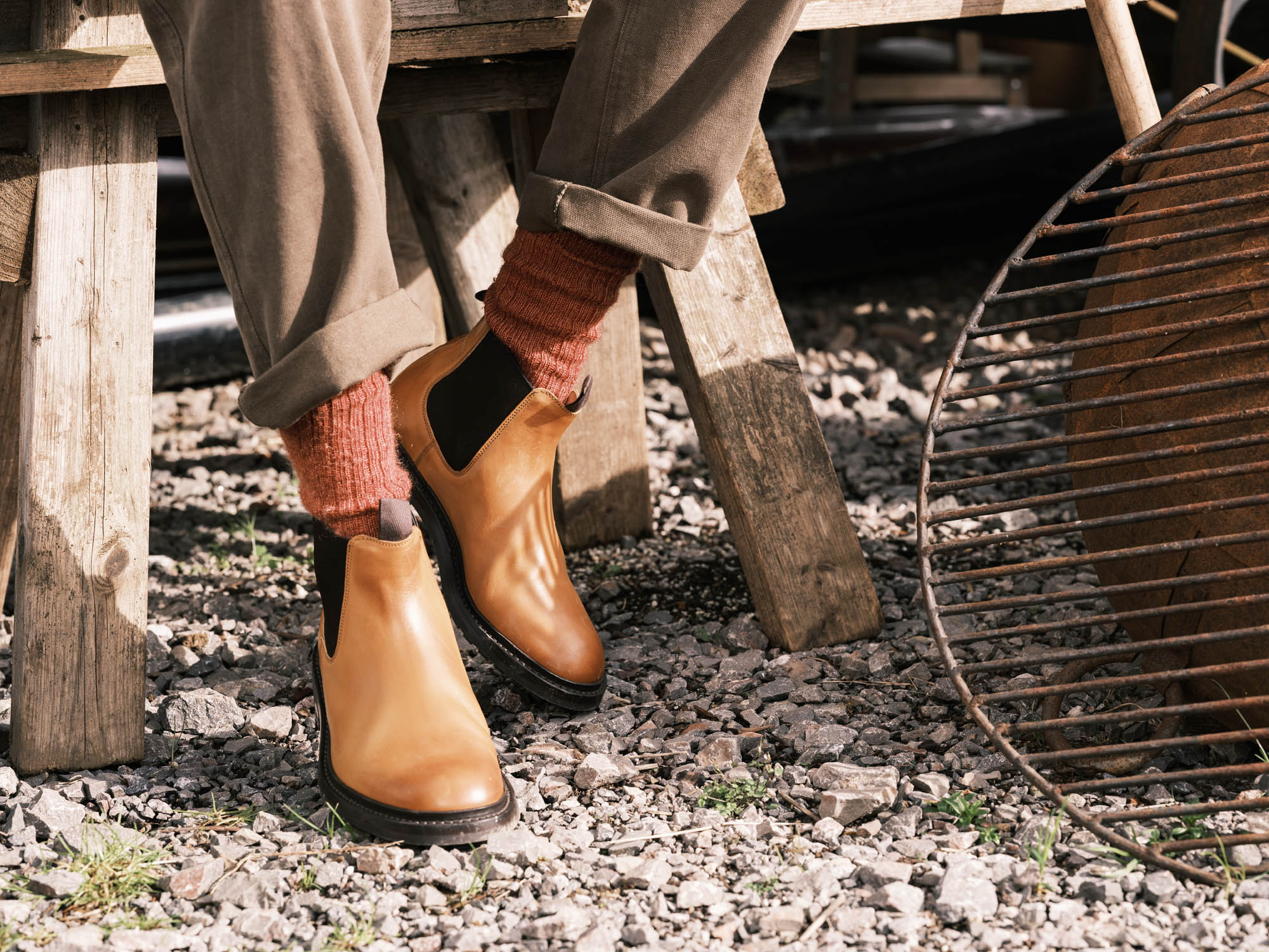 Stephen Low Chelsea Boot - 1001 Burnished Calf – R E Tricker Ltd
