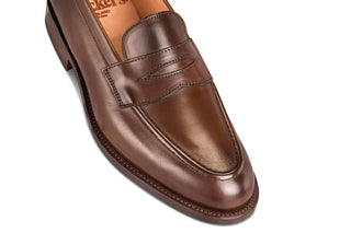Havard Street Penny Loafer - Espresso Burnished Calf