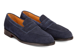 Havard Penny Loafer - Denim Castorino Suede