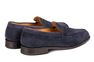 Havard Penny Loafer - Denim Castorino Suede