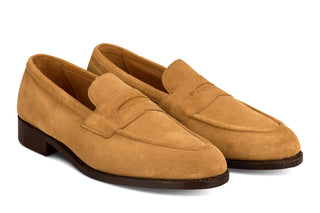 Havard Penny Loafer - Cashew Castorino Suede