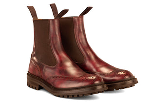 Henry Country Dealer Boot - Burgundy Museum