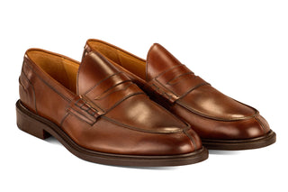 James Penny Loafer - Coffee Burnished