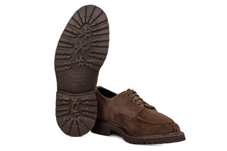 Kilsby Derby Shoe - Charcoal Coarse Suede