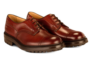 Matlock Country Shoe -  Burgundy Burnished (5 Fitting)