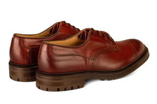 Matlock Country Shoe -  Burgundy Burnished (5 Fitting)
