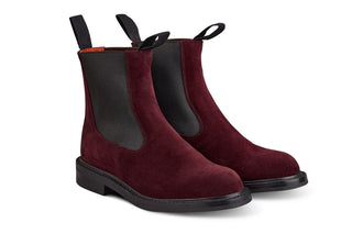 Paula Chelsea Boot - Barolo Castorino Suede