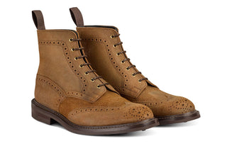 Stow Country Boot - Snuff Waxy Suede