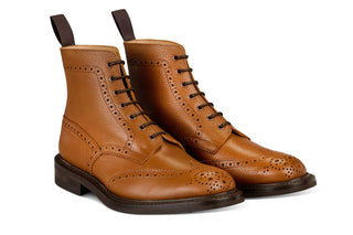 Stow Country Boot - Sienna Scotch Grain