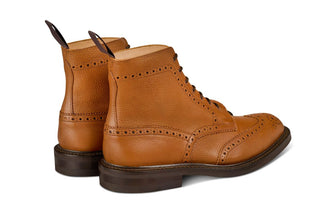 Stow Country Boot - Sienna Scotch Grain