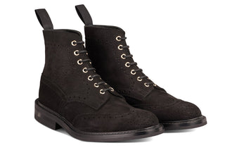 Stow Country Boot - Black Hydro Nubuck
