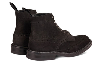 Stow Country Boot - Black Hydro Nubuck