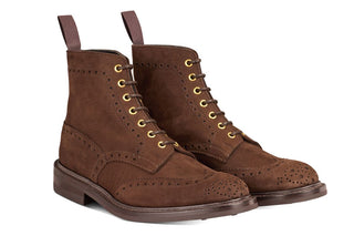 Stow Country Boot - Brown Hydro Nubuck
