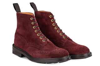 Stow Country Boot - Barolo Castorino Suede