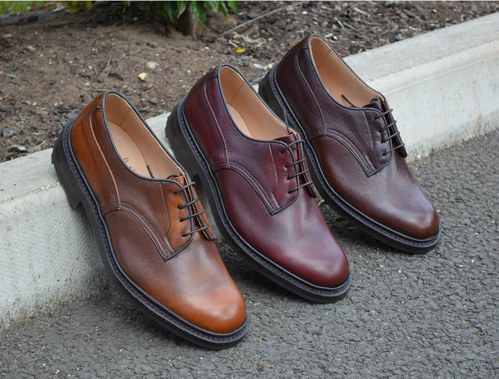 Woodstock Plain Derby Country Shoe - Brown Buffalo – R E Tricker Ltd Woodstock Plain Derby Country Shoe - Brown Buffalo – R E Tricker Ltd