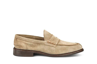 Adam Penny Loafer - Sand Suede