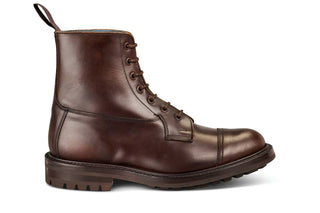 Allan Toe Cap Boot - Brown Cutter - R E Tricker Ltd