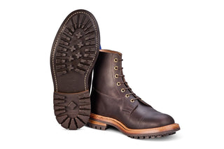 Allan Toe Cap Boot - Brown Pampus (Tricker's Exclusive) - R E Tricker Ltd