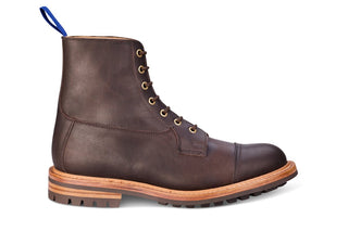 Allan Toe Cap Boot - Brown Pampus (Tricker's Exclusive) - R E Tricker Ltd