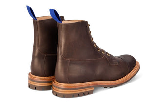 Allan Toe Cap Boot - Brown Pampus (Tricker's Exclusive) - R E Tricker Ltd