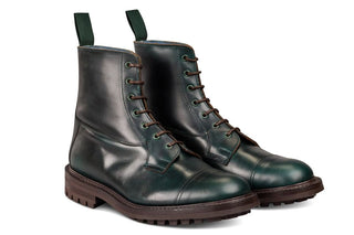 Allan Toe Cap Boot - Green Cutter - R E Tricker Ltd