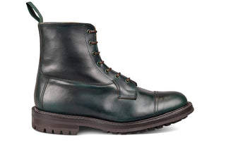 Allan Toe Cap Boot - Green Cutter - R E Tricker Ltd