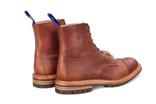 Allan Toe Cap Boot - Whisky Pampus (Tricker's Exclusive) - R E Tricker Ltd