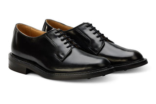 Bobby Derby Shoe - Black Cordovan - R E Tricker Ltd
