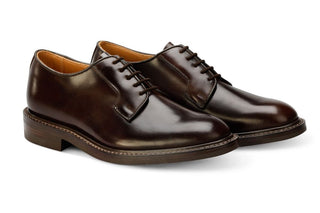 Bobby Derby Shoe - Dark Brown Cordovan - R E Tricker Ltd