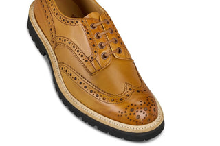 Bourton Country Shoe - 1001 Burnished (Natural Welt) - R E Tricker Ltd