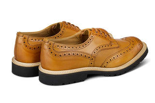 Bourton Country Shoe - 1001 Burnished (Natural Welt) - R E Tricker Ltd