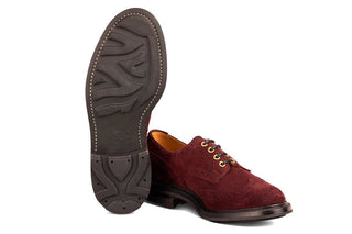 Bourton Country Shoe - Barolo Castorino Suede - R E Tricker Ltd