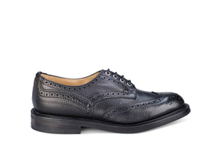 Bourton Country Shoe - Black Muflone - R E Tricker Ltd