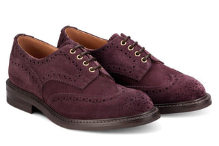 Bourton Country Shoe - Blackberry Eco Buck - R E Tricker Ltd