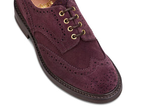 Bourton Country Shoe - Blackberry Eco Buck - R E Tricker Ltd